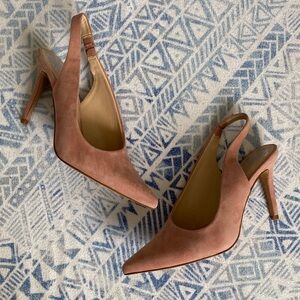 Vince Camuto Blush Slingback Heels